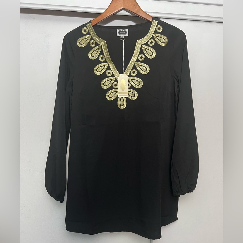 Mudpie Black top size Medium 8-10